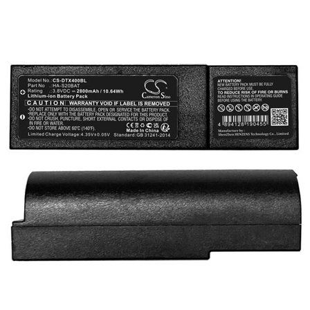 Batteri til stregkodescanner til Casio DT-X400, DT-X450