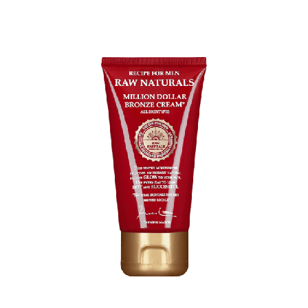 RAW Naturals Million Dollar Bronze Cream Ansikte Herr 75 ML