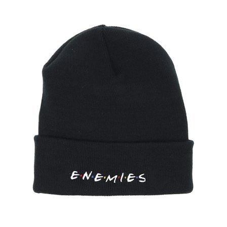 Scenes - Black - cuff - Beanie - Enemies Black Beanie - Hatstore