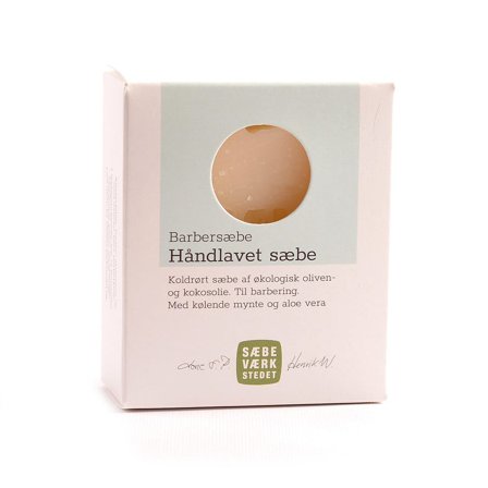 SÆBEVÆRKSTEDET Håndlavet barbersæbe 100 g, Skincare, Håndpleje, Håndsæbe