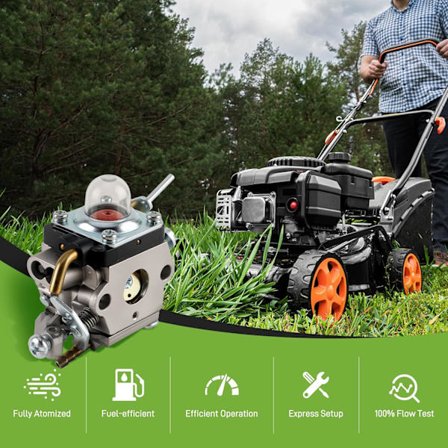 545008097 Karburatorsæt til Husqvarna 129C 129L 129R Trimmer til Jonsered GT2228 GTS2228 med justeringsdele Brændstofslange Filter Pakning