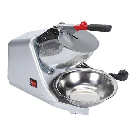 300W Elektrisk Isknuser 2200 o/min 65 kg/t Sne-kone Maskine Barberet Ismaskine Rustfrit Stål til Hjemmet Kommerciel Brug