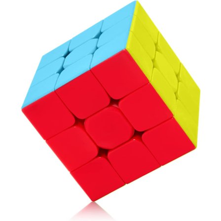 SpeedCube: 3x3x3 - Rask og jevn spinning - Robust, frostet st