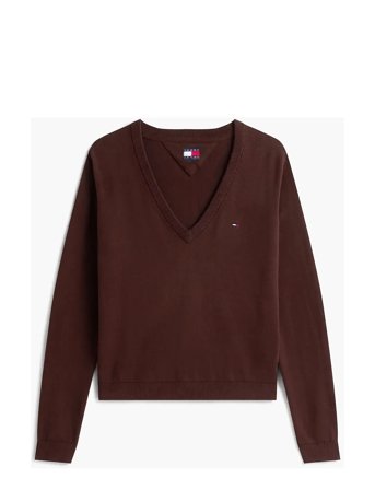Tommy Jeans | Tjw Essential Vneck Sweater Ext | L