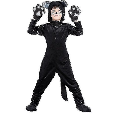 Lasten Cosplay-setti Animalblack Cat Costume_Erikoislahjat