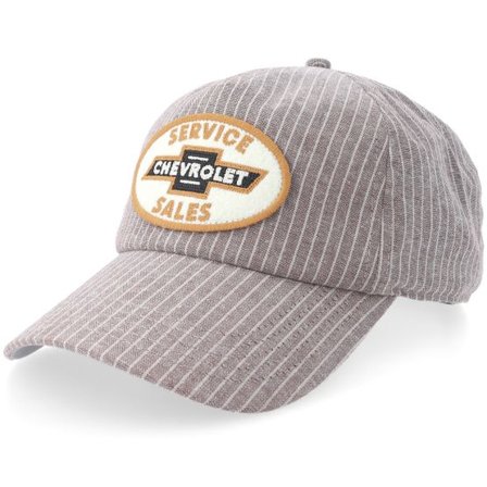 American Needle - Grå adjustable Keps - Chevrolet Tulsa Grey/Ivory A-frame Adjustable @ Hatstore