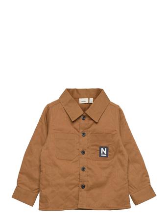 Nmmrilan Ls Shirt Brown Name It