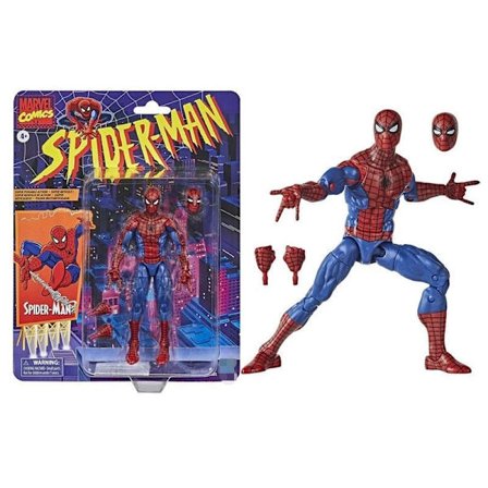 Spider-Man Marvel Legends Series 6-tommer Samleobjekt Actionfigur Legetøj Retro-kollektion