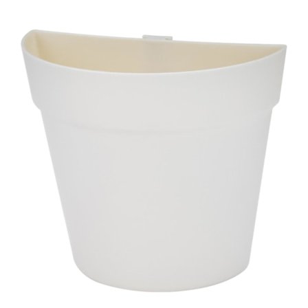 Vægmonteret Blomsterpotte Halvcirkelformet Plastik Plantepotte Beholder