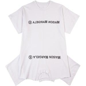 MM6 Maison Margiela White Branded T-Shirt Dress 14 Years - Dresses - 14 years - White - Mädchen