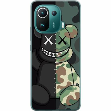 Xiaomi Mi 11 Pro Genomskinligt Skal Army