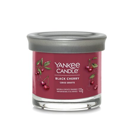 Yankee Candle Signature Tumbler Candles Black Cherry 122g - Candela Profumata