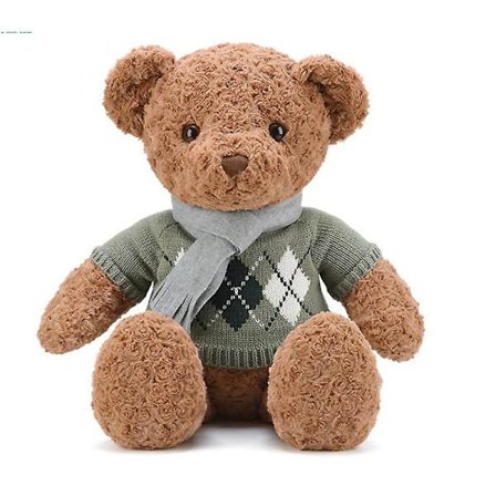 Nallebjörn Plysch Nallebjörn Docka Tröja Nallebjörn Barn Present 50cm Krambar Nalle Liten Nalle Docka Tygdocka(Grön)