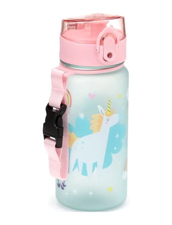 Puckator Falbala (Panacea) Pop Top Asterix 350Ml Shatterproof Children's Bottle - Pink - ONE SIZE