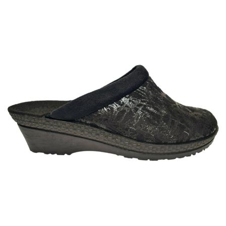 Rohde Slippers Sort, Dame Hjemmesko, Størrelse: 37 EU