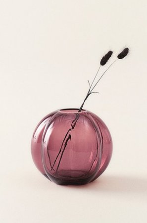 Jotex - Glasvas - Höjd 17 Cm Vinröd TEXAS - Köp Vaser hos Jotex