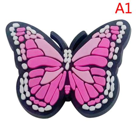 10st Butterfly Shoe Charms Rolig Croc Jibz Skospänne Decorat