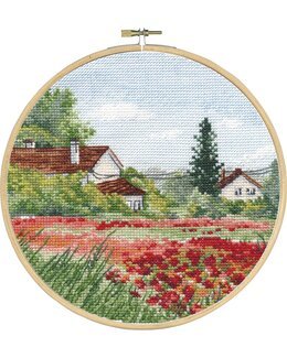 Broderipakke Bilde Sommer På Landet - Oven