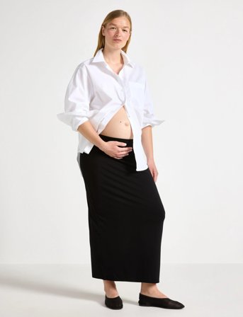 Lindex Skirt Tove Mom Basic - Black - L