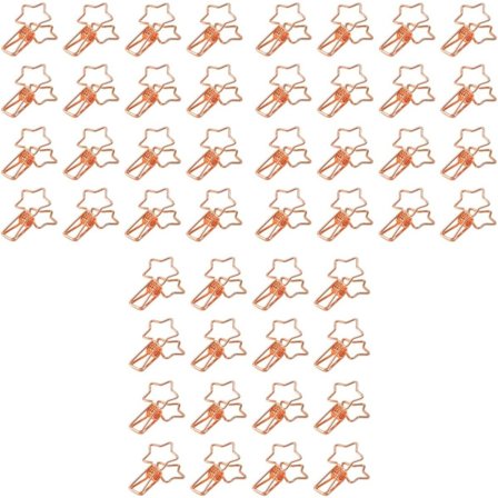 Klemme Oppslagstavle Bordstativ Metall Filklyper Feste Papir Tommel Vindtett Bildestativ Bordnummerstativ Foldback Kontormapper Rose Goldx3stk