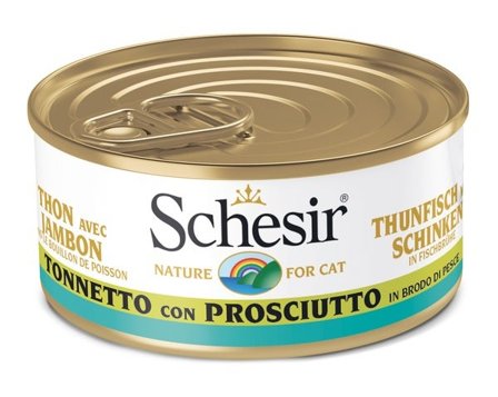 Schesir Tonnetto Con Prosciutto In Brodo Di Pesce Cibo Umido