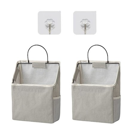 Mordely 2 st Sovsal säng förvaring hängande väska, säng finish