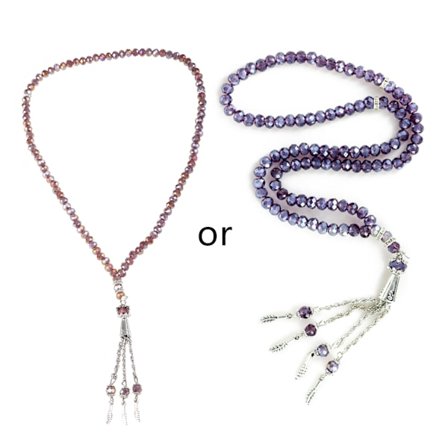 Muslim Tasbih 99 Helmeä Islam Rukous Kristallinen Rukousnauha Islamilainen Palvontaseremonia Uskonnollinen Eid Ramadan Lahja Rukous Tarvike