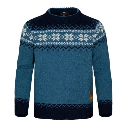 Gridarmor Snøkrystall Ullgenser Kid's Children long-sleeved sweaters Blue 98/104