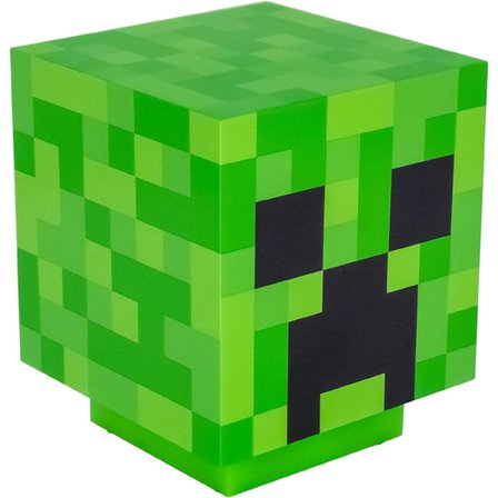 Minecraft Creeper-lys med offisielle Creeper-lyder, Batteri