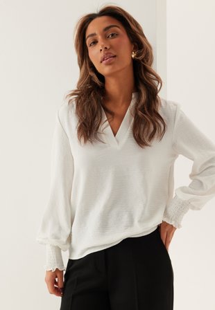 ONLY Onlmette V-Neck Smock Top Vaatteet