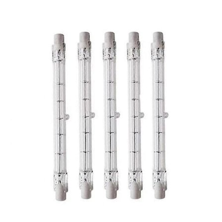 Dimbar R7s 189mm 1000w Halogen Pencil Bulb Ac220-240v J189 Linjär Halogenstrålkastare för Landskap, Säkerhet, Gatubelysning (set om 5)-WELLNGS