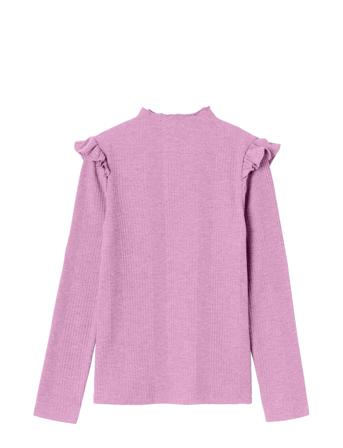 Nkfkulappa Ls Slim Top Tops T-shirts Long-sleeved T-shirts Purple Name It