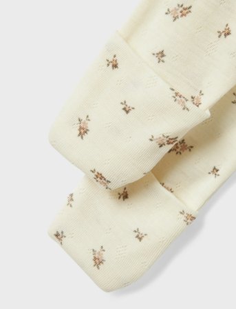 name it Nbfwang Wool Needle Nightsuit Noos - Cream - 62