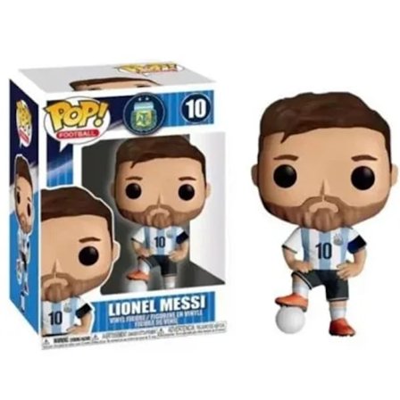 Funko Pop Fotballstjerner Lionel Messi #10 Dekorasjon Pyntegjenstand Actionfigur Samleobjekt Modellleketøy