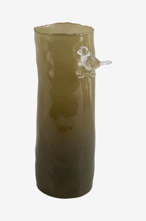 Present Time - Vas Bird On Branch Large - Grön - Krukor & vaser - Från Homeroom