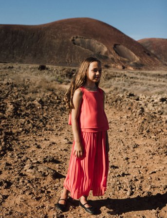 Boboli Trousers Gauze - Red - 152