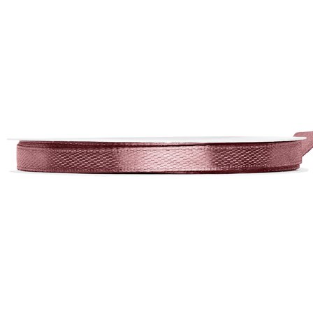 Satinband Mörk Gammalrosa 6 mm