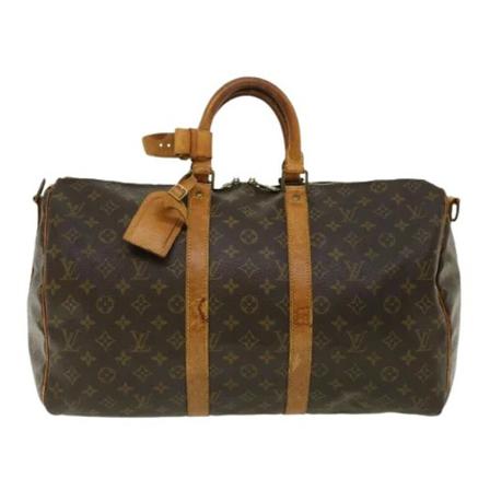 Louis Vuitton Vintage, Pre-owned Canvas louis-vuitton-bags Bruin, Dames, Maat:ONE Size,leer