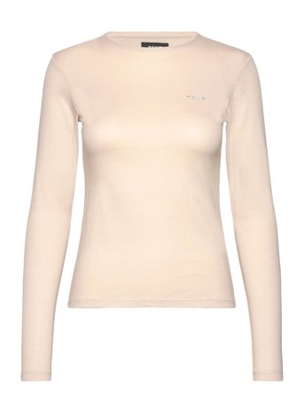 7 DAYS Active Fitted Long Sleeve Tee - Cream - XS