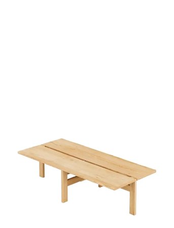 MOEBE Rectangular Coffee Table, 115 Cm, Oak (Fsc Mix Credit) - L:115CM