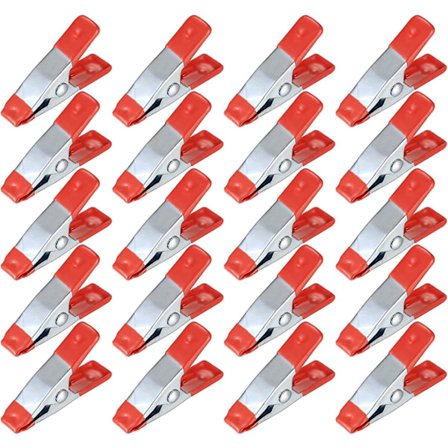 Bn-20 Stykke Fjederklemmer, Modelbygning Klemmer, Metal Fjederklemmer, Tøj Klemmer Grip Holder til Lærred, Camping, Presenning, Træarbejde, O