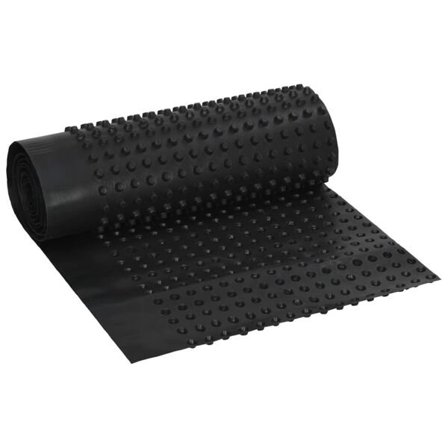 vidaXL Fugtbeskyttelsesmåtte præget HDPE 400 g/m² 0,5x20 m