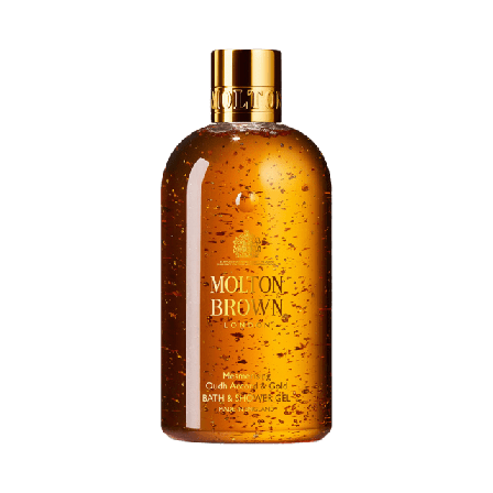 Molton Brown Mesmerising Oudh Accord & Gold Bath Shower Gel Bad dusch Dam Brun 300ML