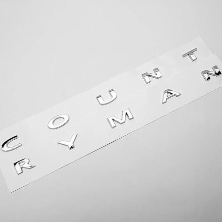 3D Abs Sort Logo Countryman Emblem Bogstaver Bagagerums Badge Dekal Til Mini Cooper S R60 F60 Jcw Countryman Klistermærker Tilbehør