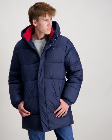 Tommy Hilfiger ESSENTIAL PADDED PARKA Blauw Jassen Jongens - Kids Brand Store