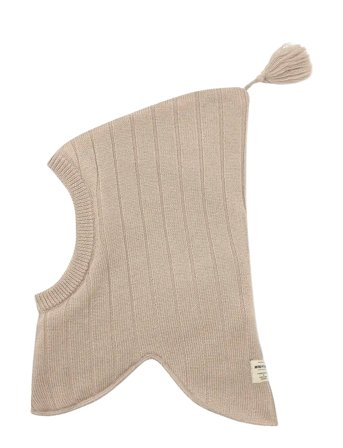 MINI A TURE Matjuel Fleece Lined Hood. Rws - Beige - 12/18M