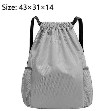 Ryggsäck String Bag Sackpack Vattentät nylon för gym - on stock