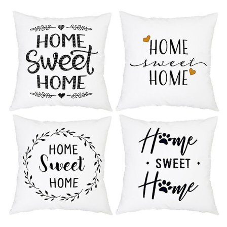 4 kpl:n kodin, makean kodin tyynynpäällissarja, 18x18 tuumaa, R sohvalle, sängylle, sohvalle, kodin sängylle