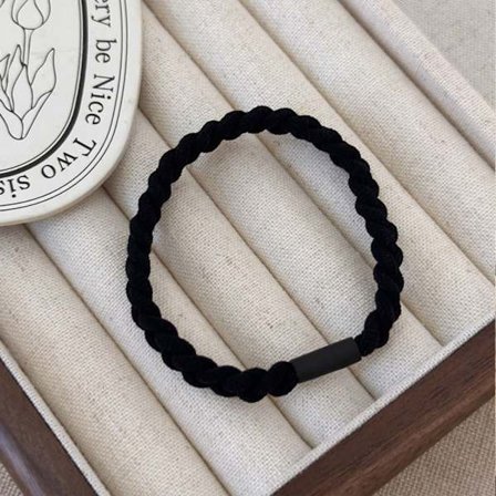 10 Stk Hårbånd Hårreb SORT SORT