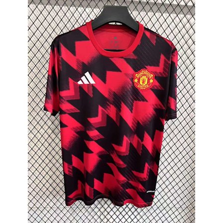 25-26 Manchester United F.C. Før Kamp Hvit Trenings Fotball T-skjorte S-4XL